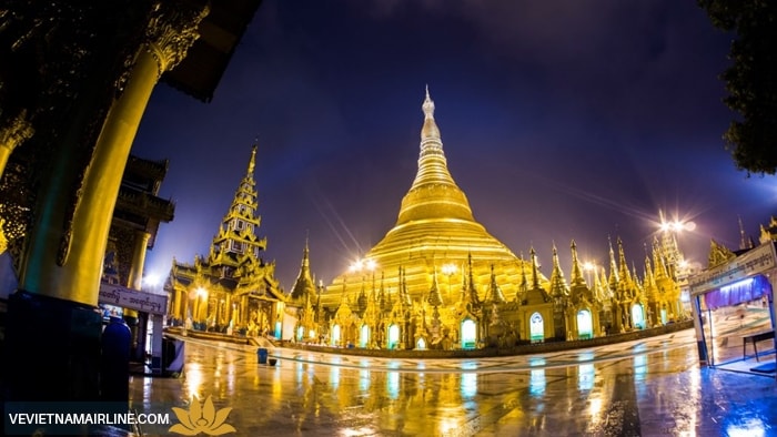 Chùa vàng Shwedagon - tuyệt tác kiến trúc của Myanmar